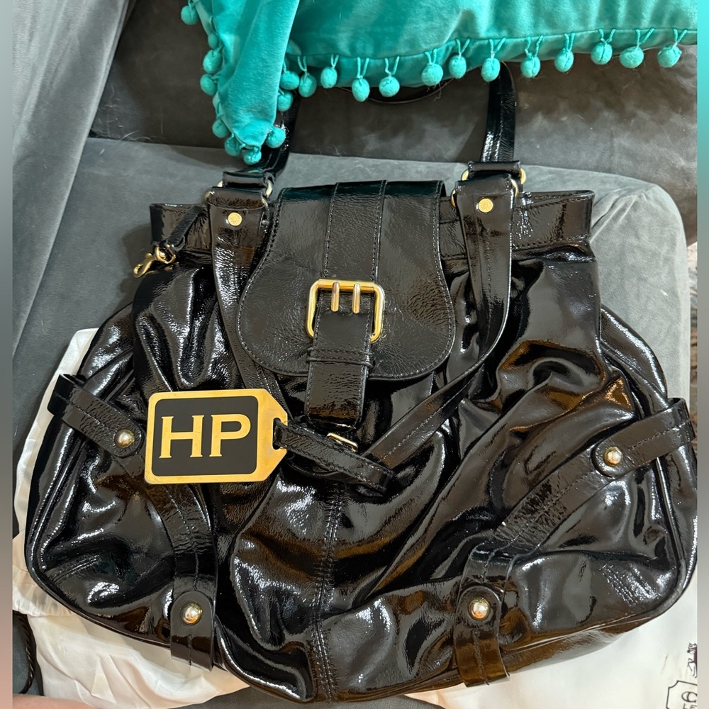 Dooney & Bourke Limited Edition HP Black Patent Leather Handbag